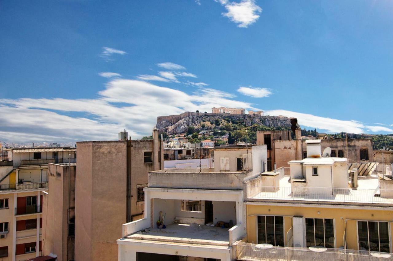 Topfloor Stylish Apartment With Acropolis View! Athen Exterior foto
